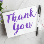 コロナウイルスの影響の中での「ありがとう」